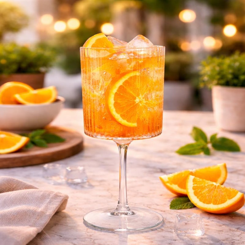 Oojami 36 Pack Clear Plastic Champagne Flutes, 8.5oz Ribbed Disposable Champagne Glasses, Long Stem Vintage Mimosa & Sparkling Wine Cups for Weddings, Parties, Celebrations - Image 5